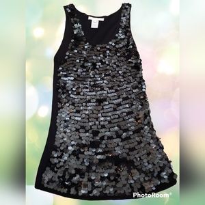 Design History Sequin tank top Women S